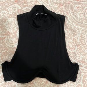 Black crop top